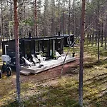 Lapland Riverside 1 Vadelma, Yllaes, Tiny With Sauna, Fireplace, Terrace, Bbq, Wifi, Ski, Fishing, Pets Ok 샬레 Äkäslompolo