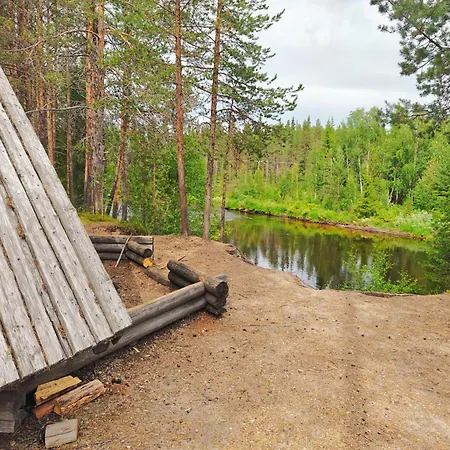 Lapland Riverside 1 Vadelma, Yllaes, Tiny With Sauna, Fireplace, Terrace, Bbq, Wifi, Ski, Fishing, Pets Ok 샬레