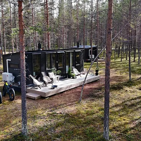 Lapland Riverside 1 Vadelma, Yllaes, Tiny With Sauna, Fireplace, Terrace, Bbq, Wifi, Ski, Fishing, Pets Ok Horská chata Äkäslompolo