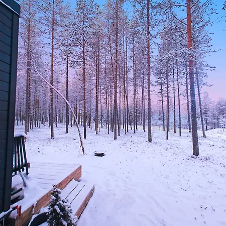 샬레 Lapland Riverside 1 Vadelma, Yllaes, Tiny With Sauna, Fireplace, Terrace, Bbq, Wifi, Ski, Fishing, Pets Ok